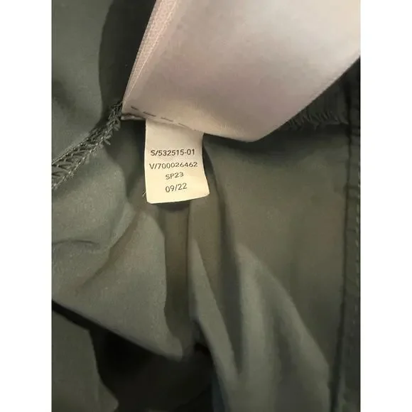 ATHLETA Triumph Crewneck Sweatshirt Bali Green Stretch Drawstring Women's Sz XXS - Picture 13 of 13